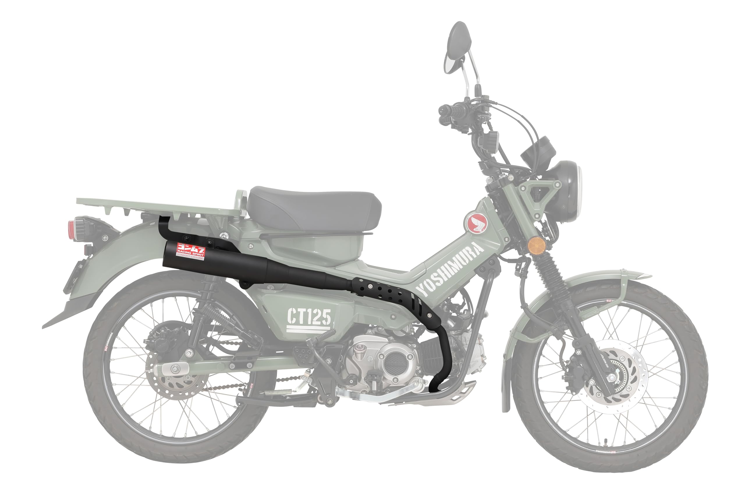 Amazon | ヨシムラ CT125 フルエキゾーストストレート762サイクロン 