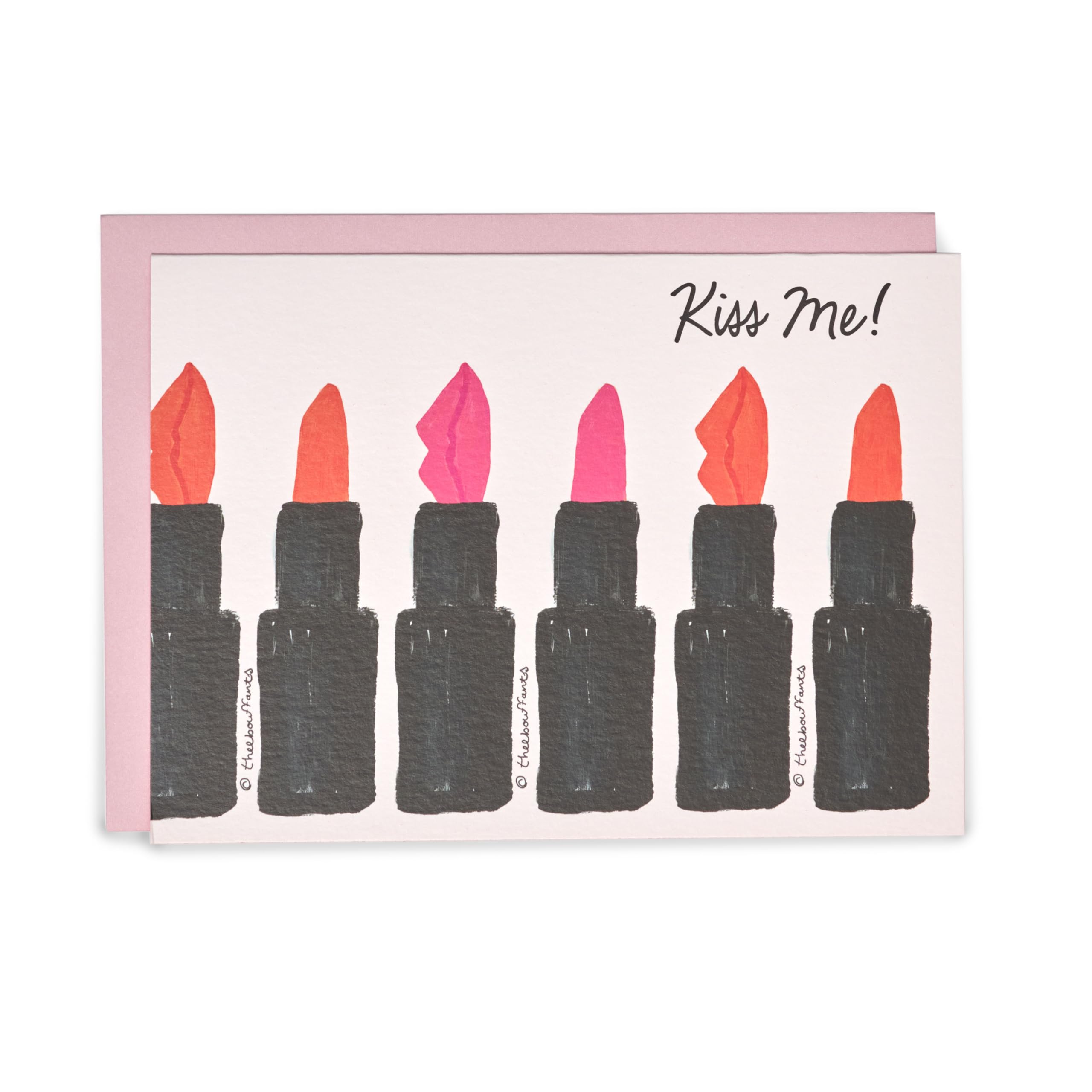 Kindred X Kendra Dandy - Kiss Me - Lipstick Valentines Card