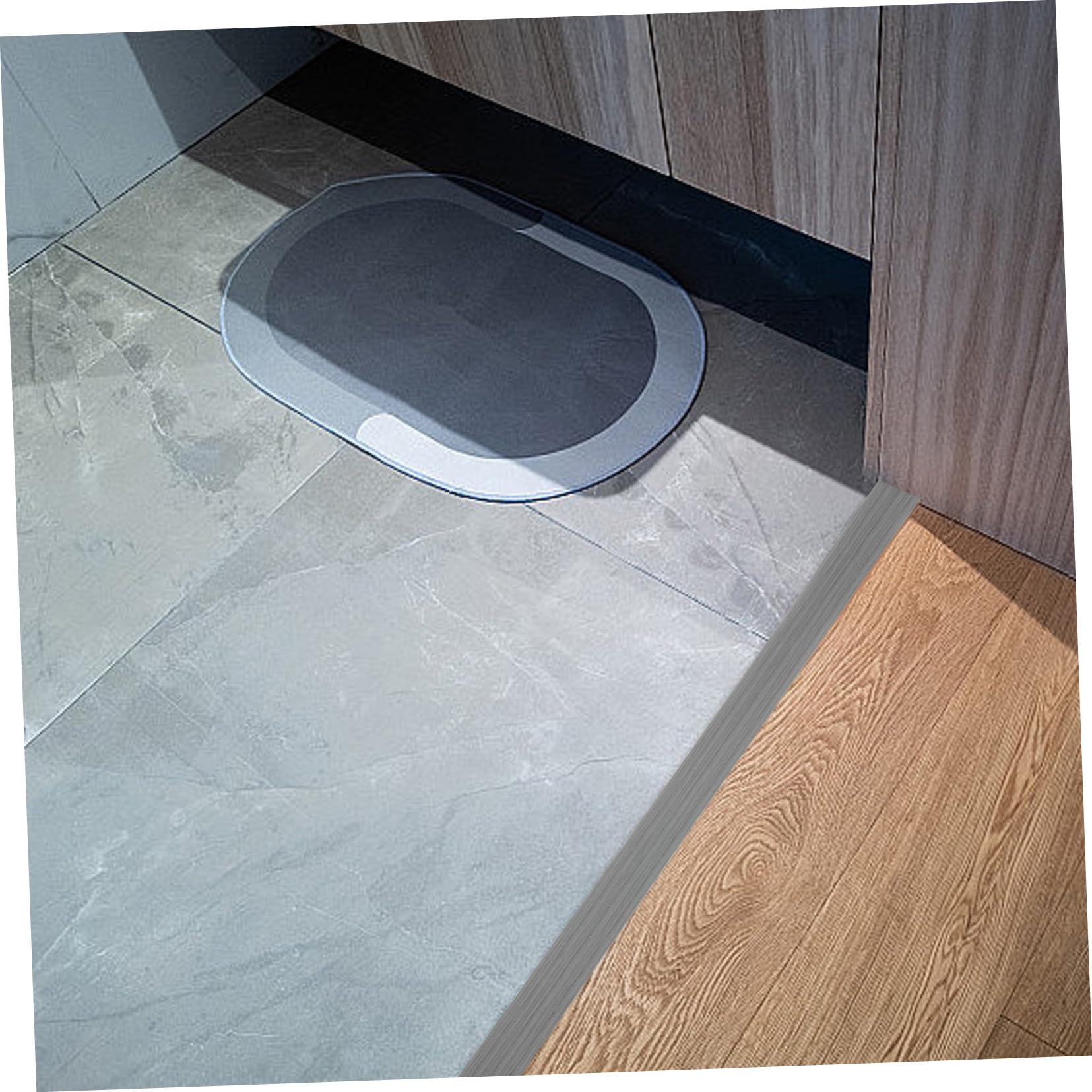 Gadpiparty 1rouleau Barre De Transition Autocollante Pour Sols Strip De Transition Pour Carrelage Et Moquette Design Plat Sécurisé Édging Pour De Vie Et