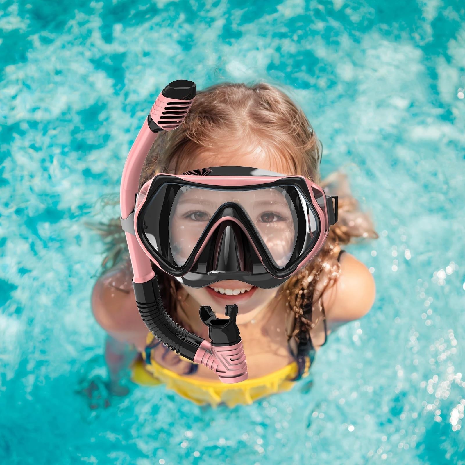 Maschera Snorkeling Mask Set maschera da snorkeling per bambini, maschera da nuoto per bambini, maschera da snorkeling per immersioni libere, occhiali da nuoto antiappannamento
