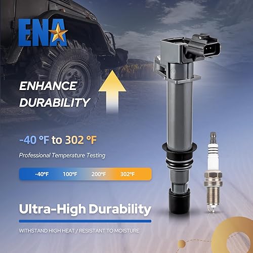 Miniatura 10 de ENA Juego de 8 bobinas de encendido para UF270 compatibles con Dodge Ram 1500 4.7 Jeep Mitsubishi Dakota Durango Commander Grand Cherokee Raider