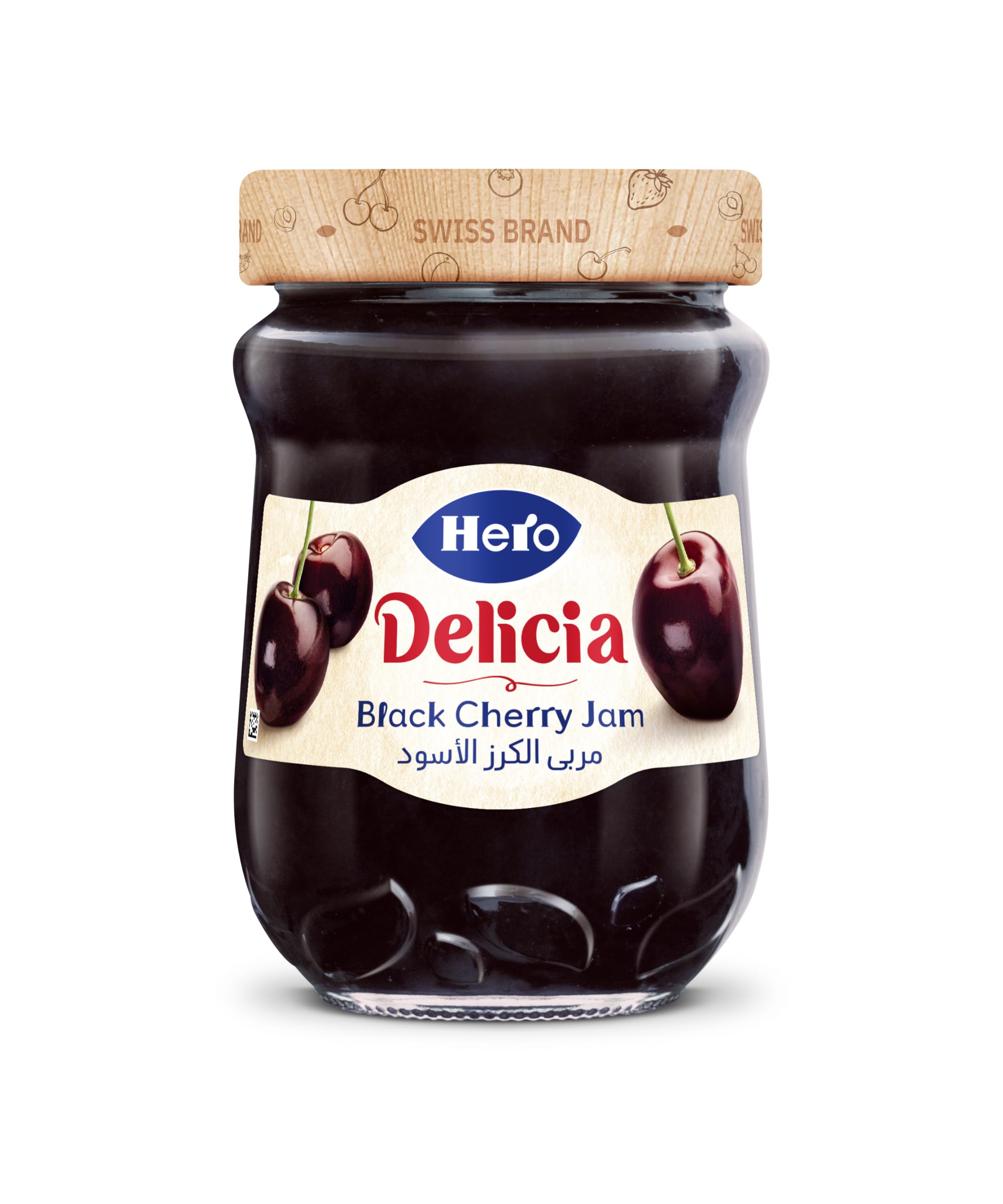 Hero Black Cherry Preserve Jam, 350 Gm
