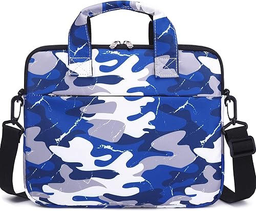 JIANYA Funda para tableta para niños, bolsa de transporte para iPad con correa para el hombro, bolsa de tableta de 10-12.5 pulgadas para niños