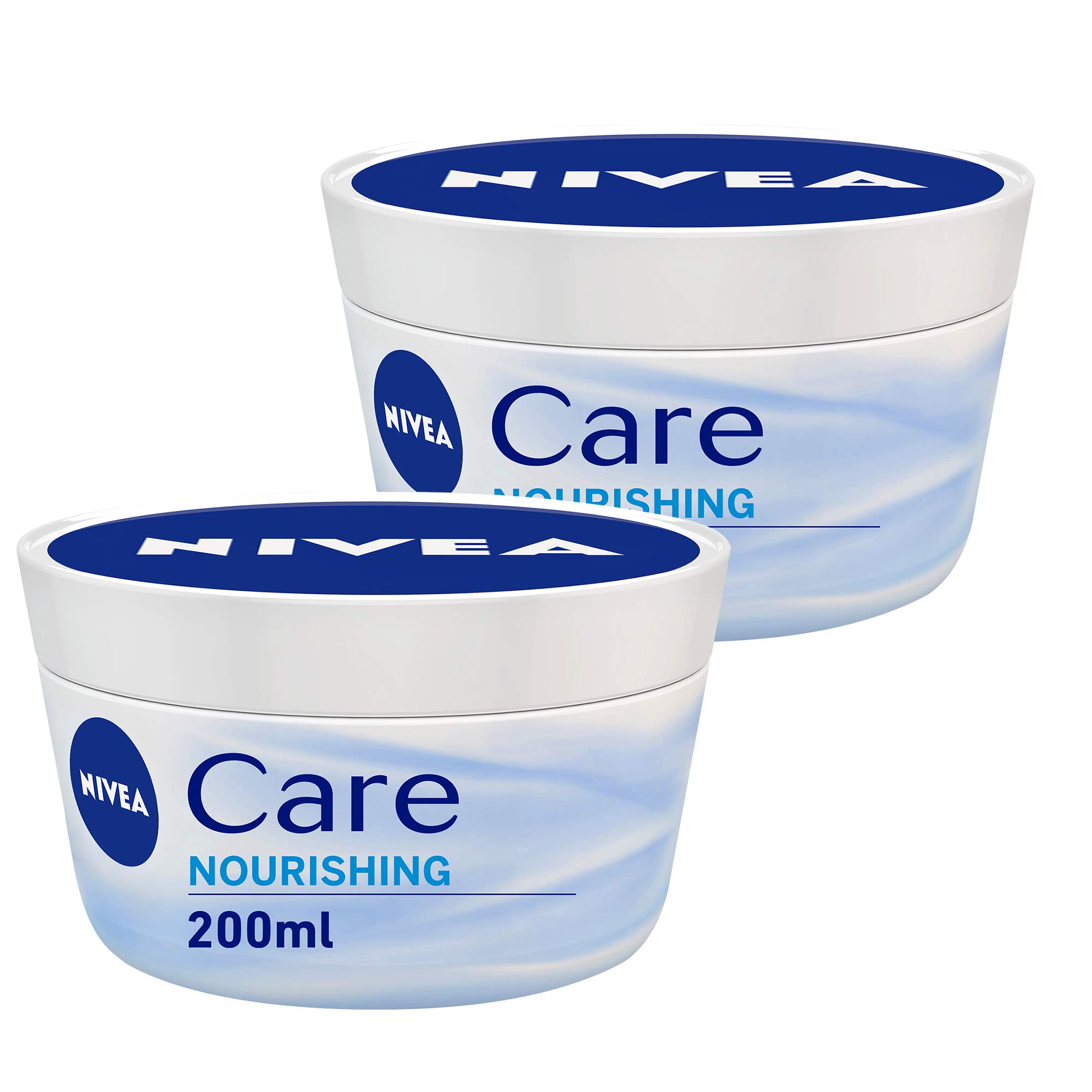 NIVEA Nourishing Cream, Intensive Care, Jar 2x200ml