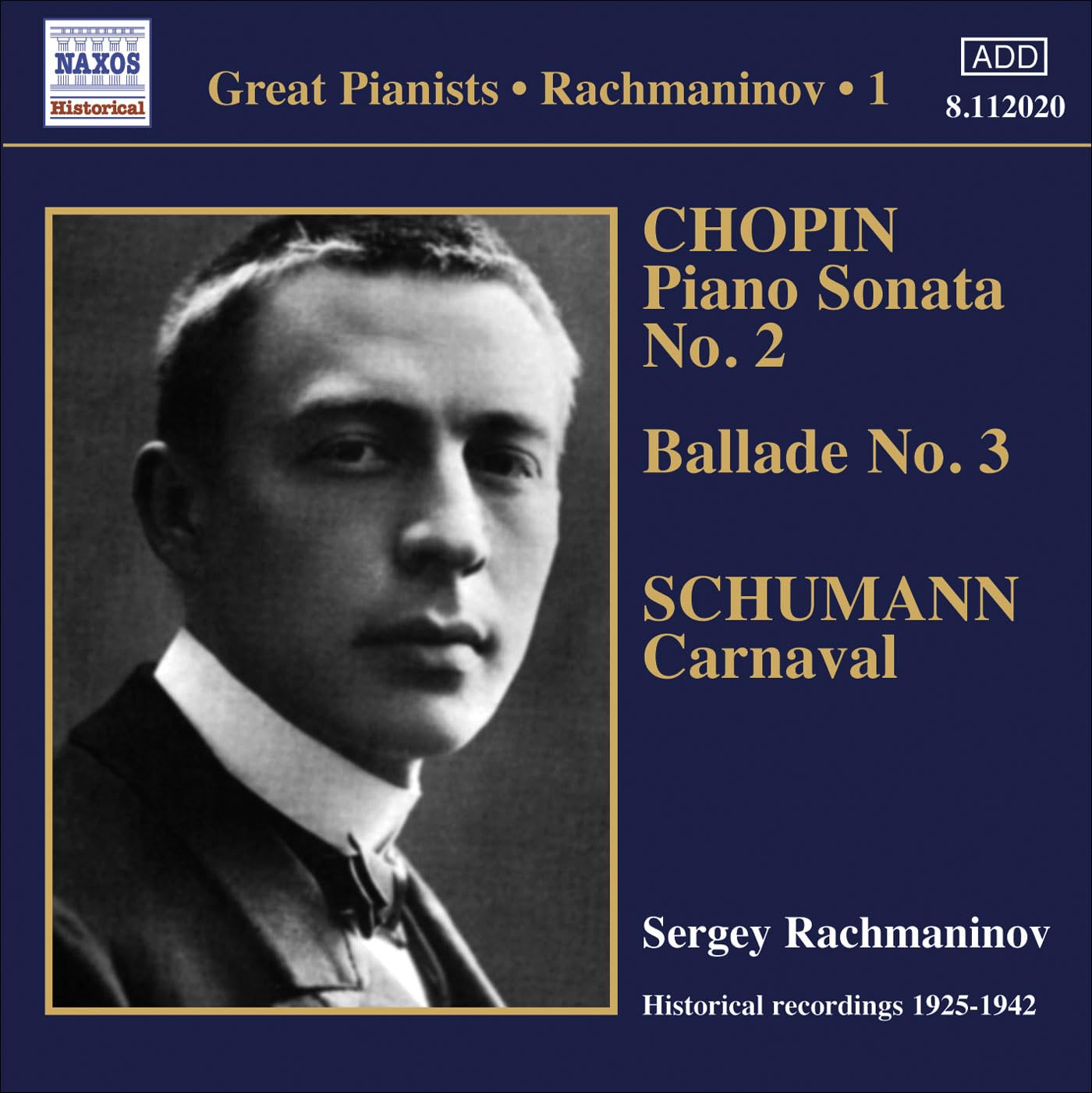 RACHMANINOV: SOLO PIANO RECORDINGS 1
