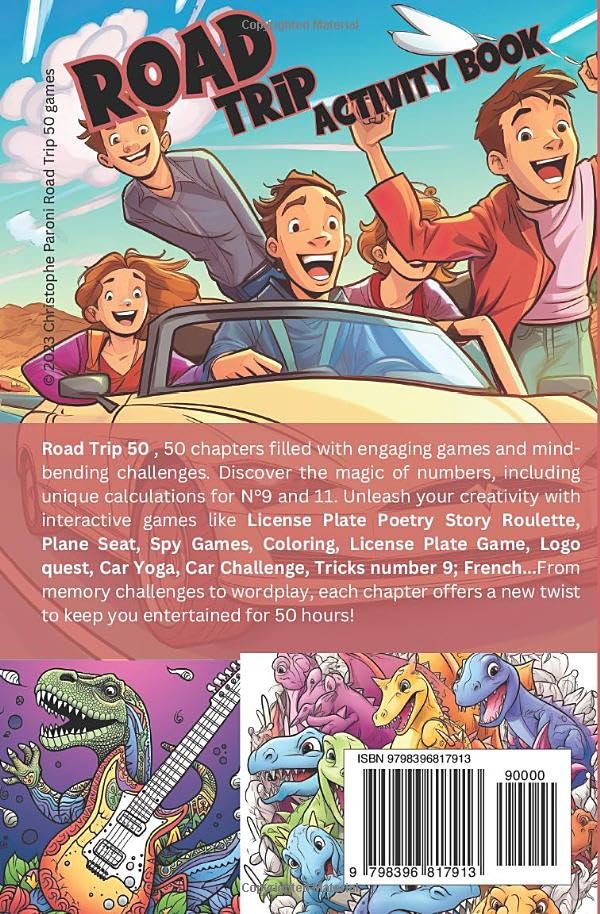 Miniatura 2 de Road Trip Activity Book +50 games for kids - 6-12 Road trip book I Spy Game I Word Searches I Road Trip activity book Road Trip Activity Book ...