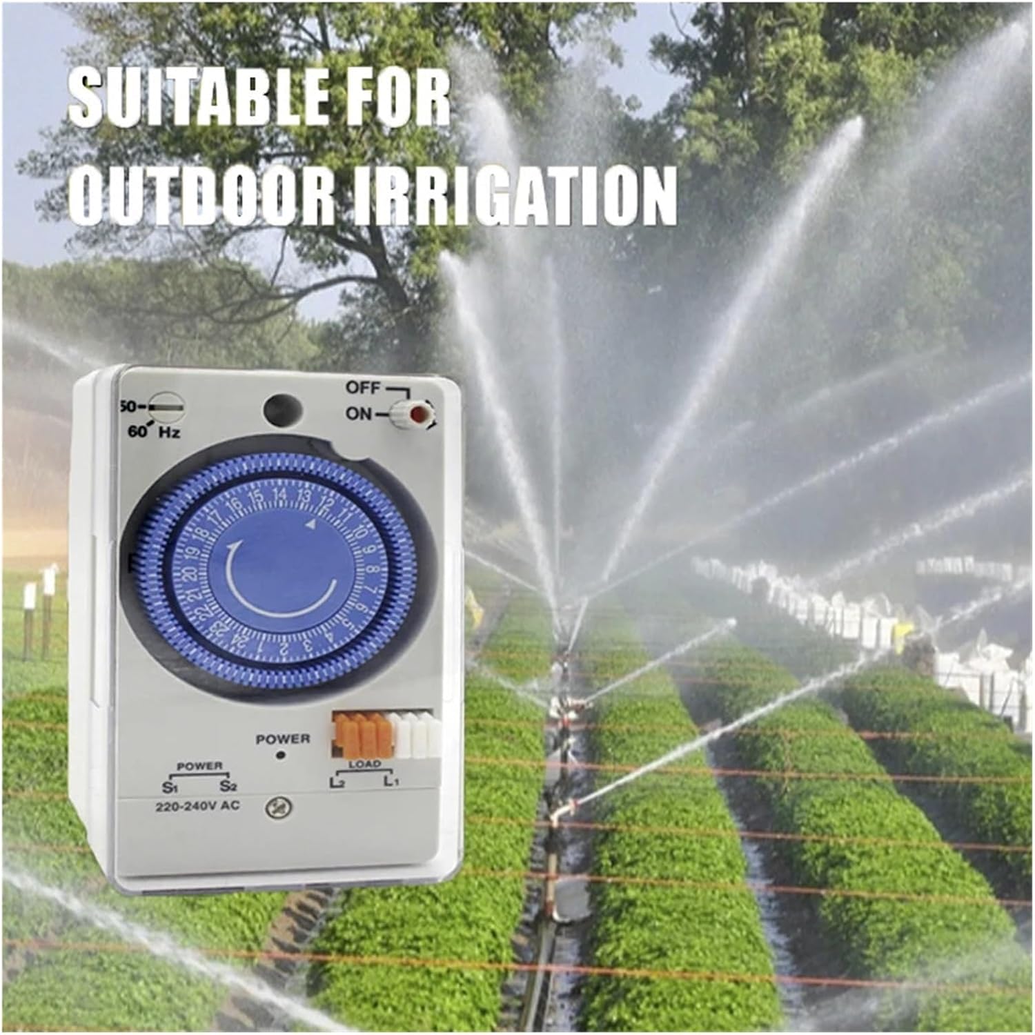 DEBLAN Electrical Mechanical Time Switch Analog Dial Timers 24hours 7days 220V-240VAC Weekly Programmable Timer Controller MT178