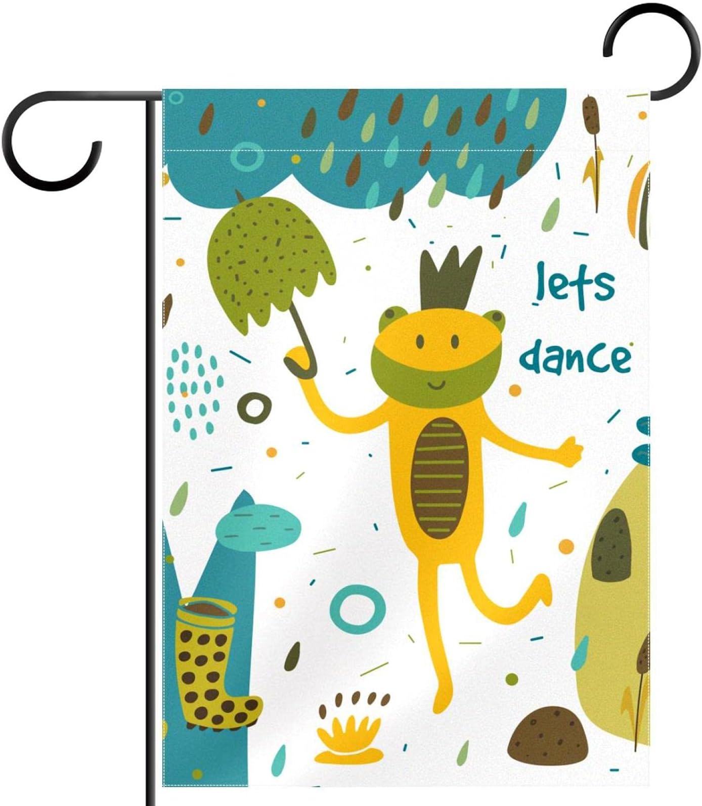 Garden Flags 12x18 Double Sided Yard Flags Waterproof Garden Flags for Outside, Cartoon Dream Catcher Conch Ethnic