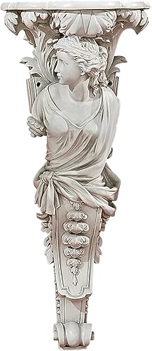 Miniatura 6 de Design Toscano EU335711 Cariatid barroca francesa frente a la escultura de pared derecha, individual