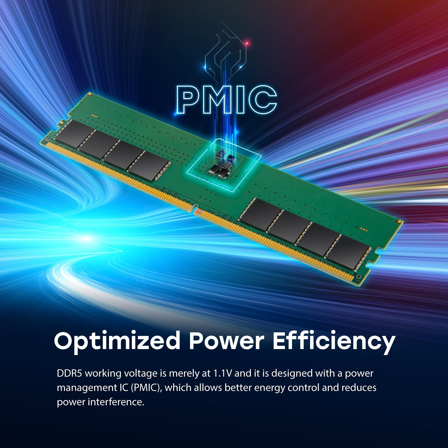 Transcend 8Go JM DDR5 4800 U-DIMM 1Rx16 8Go JM DDR5 4800 U-DIMM 1Rx16 1Gx16 CL40 1,1 V