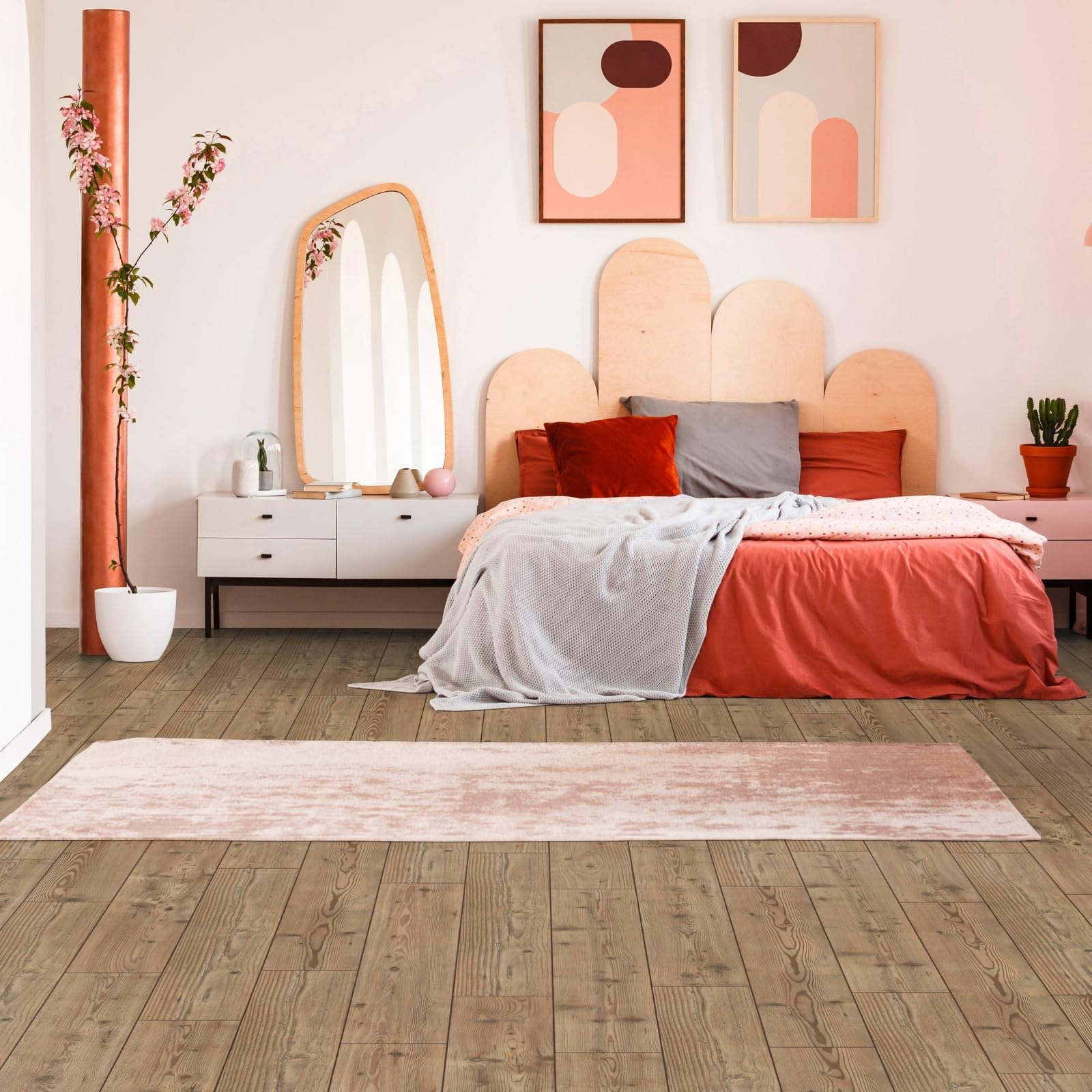 Laminatboden Kronotex Serie Exquisit; 8 mm stark; D 2774 Natural Pine; AC 4; V4; 1-Stab; 2,131 m² / Karton