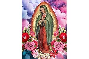 DIY 5D Diamond Painting Kit: Bring the Virgin de Guadalupe to Life in Radiant Dimensions