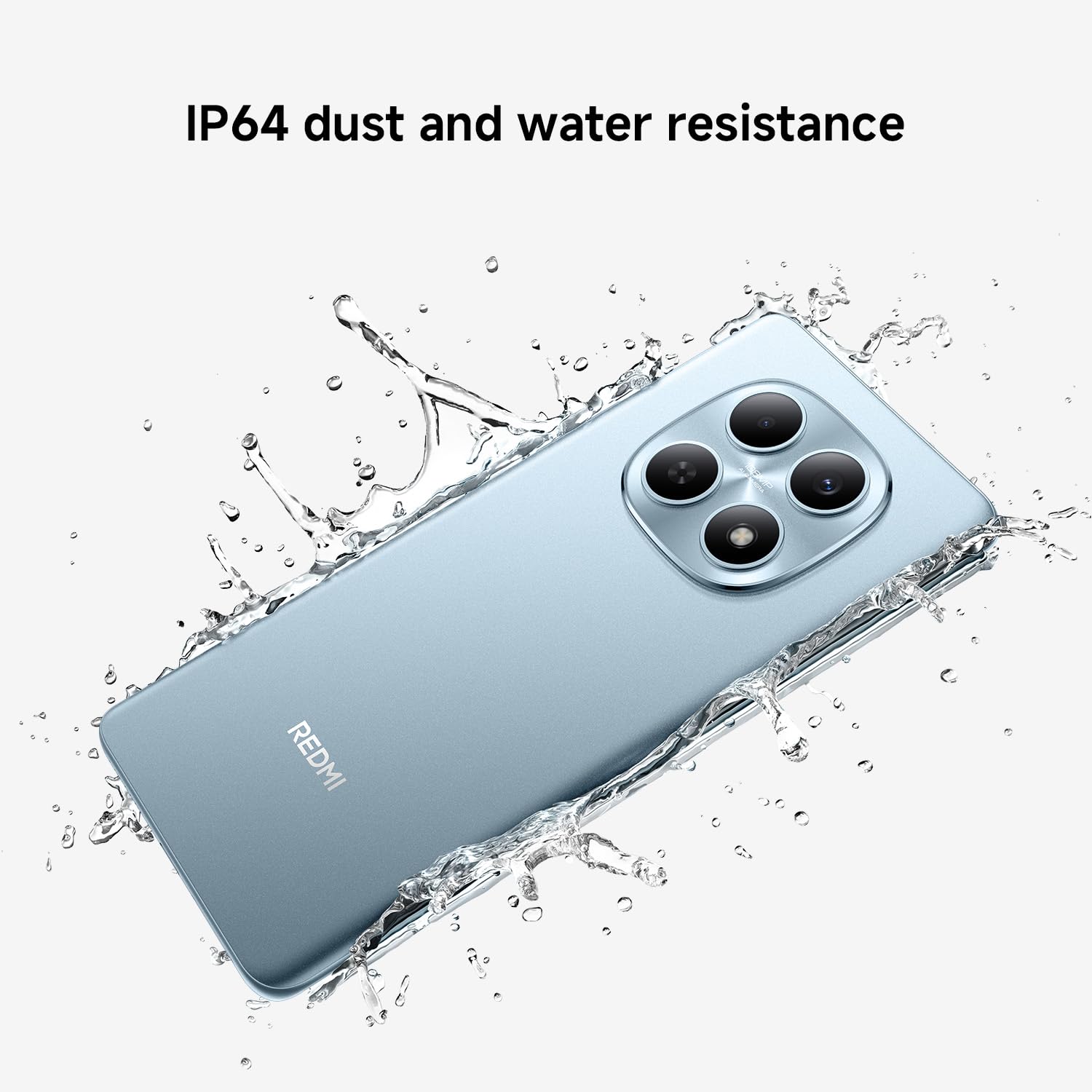 XIAOMI Redmi Note 15, Smartphone 6+128 GB, Massive 6000mAh Battery, Water Resistance, 108MP Super-clear Camera, 6.77" FHD+ Display, Glacier Blue, Warranty 2 years, Charger Not Included — view 14