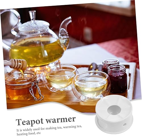 Miniatura 7 de Calentador de tetera, accesorio para calentador de té, calentador de tetera de cerámica, calentador de luz de té de larga duración, cerámica