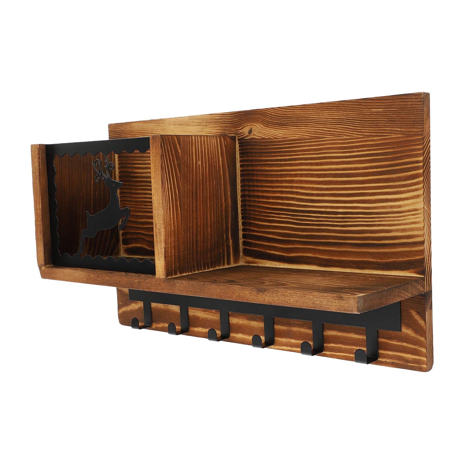 Étagère murale simple et multifonction en matériau synthétique pour la maison