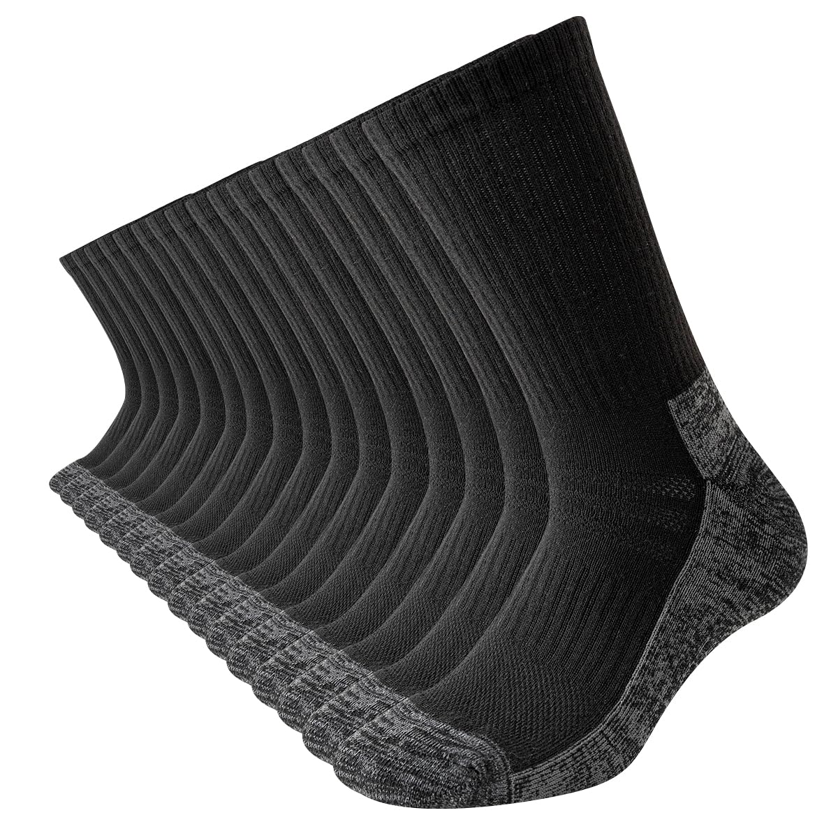 JOYNÉE Men's Athletic Crew Socks Extra-Thick Cushioned Sole