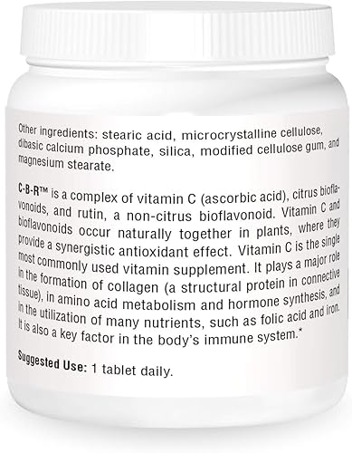 Miniatura 4 de Source Naturals C-B-R - Vitamina C, Complejo Bioflavonoide Para Protección Antioxidante - 500 Tabletas