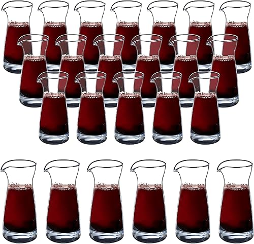 Vista 13 de Inevoc - Decantador de vino, paquete de 6 unidades individuales, mini jarras de vino, jarras individuales pequeñas, jarra de vino, jarra pequeña