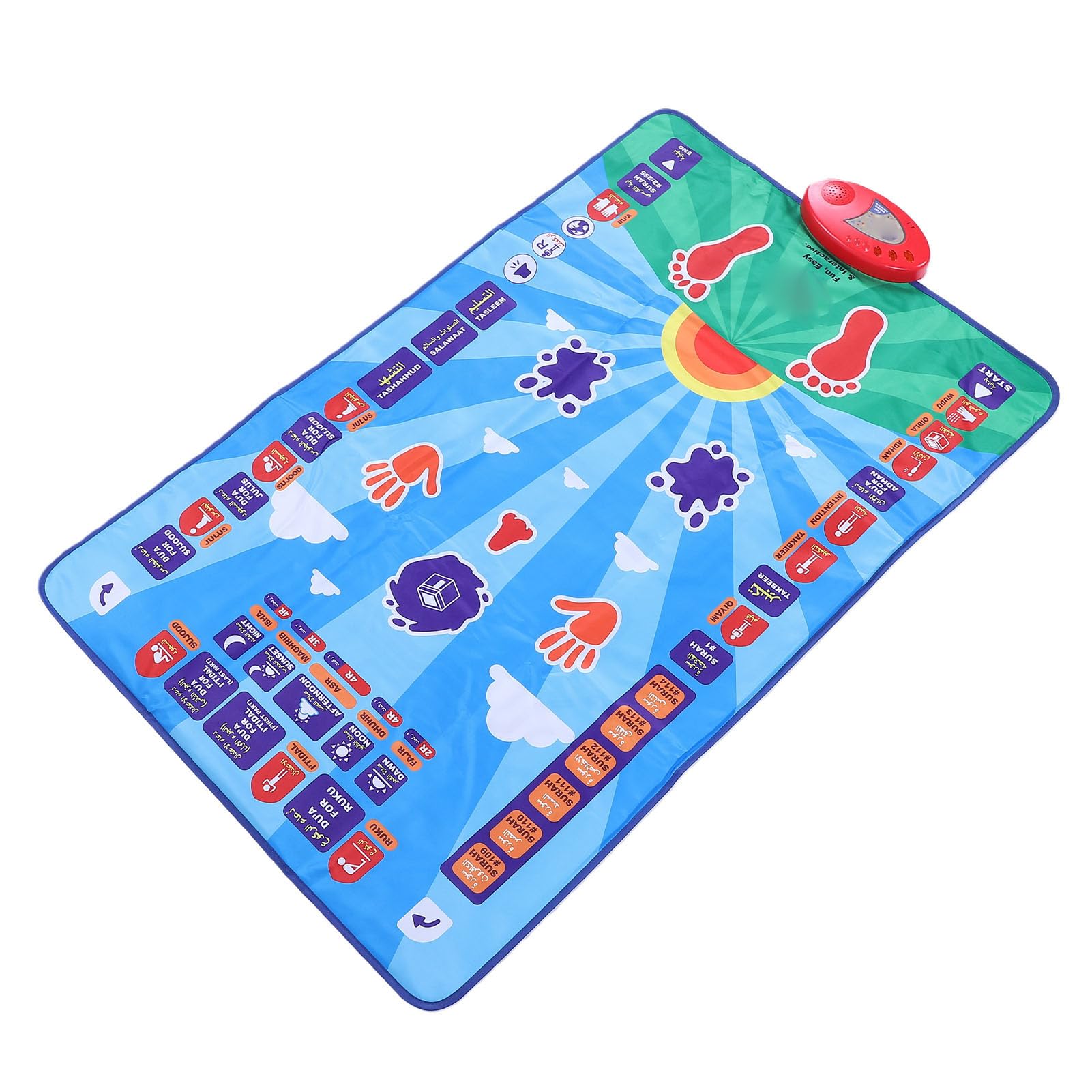 Matybobe Alfombra Educativa Interactiva de Aprendizaje de Idiomas, Tapete