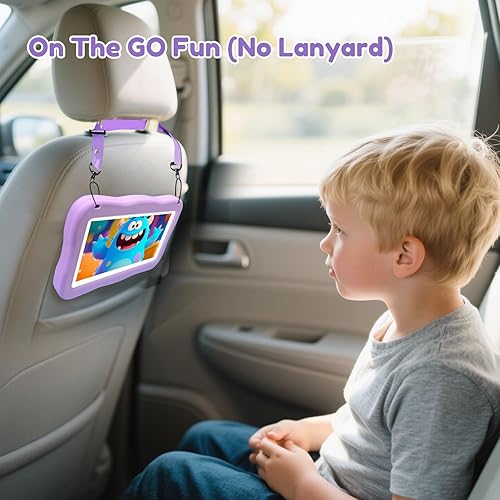 Miniatura 6 de Tableta para Niños de 7 Pulgadas, Tableta para Niños Pequeños con Controles Parentales, Cámara, Funda a Prueba de Golpes, Aplicaciones de