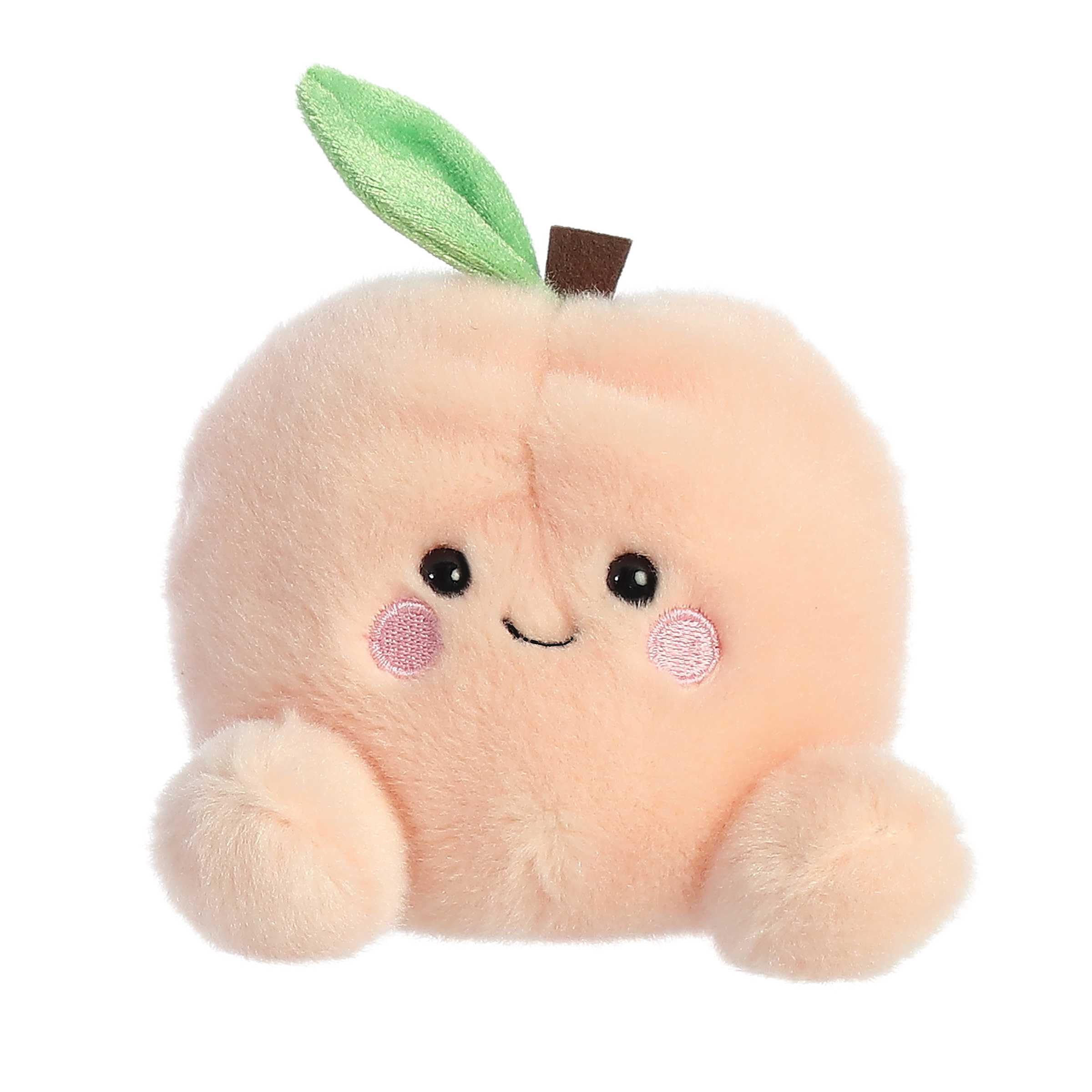 Aurora® Adorable Palm Pals™ Mellow Peach™ Stuffed Animal - Fun Collectible Plush for Kids and Adult Collectors - Perfect for Decorating Rooms and Birthday Gifts - Pink 4.5 Inches