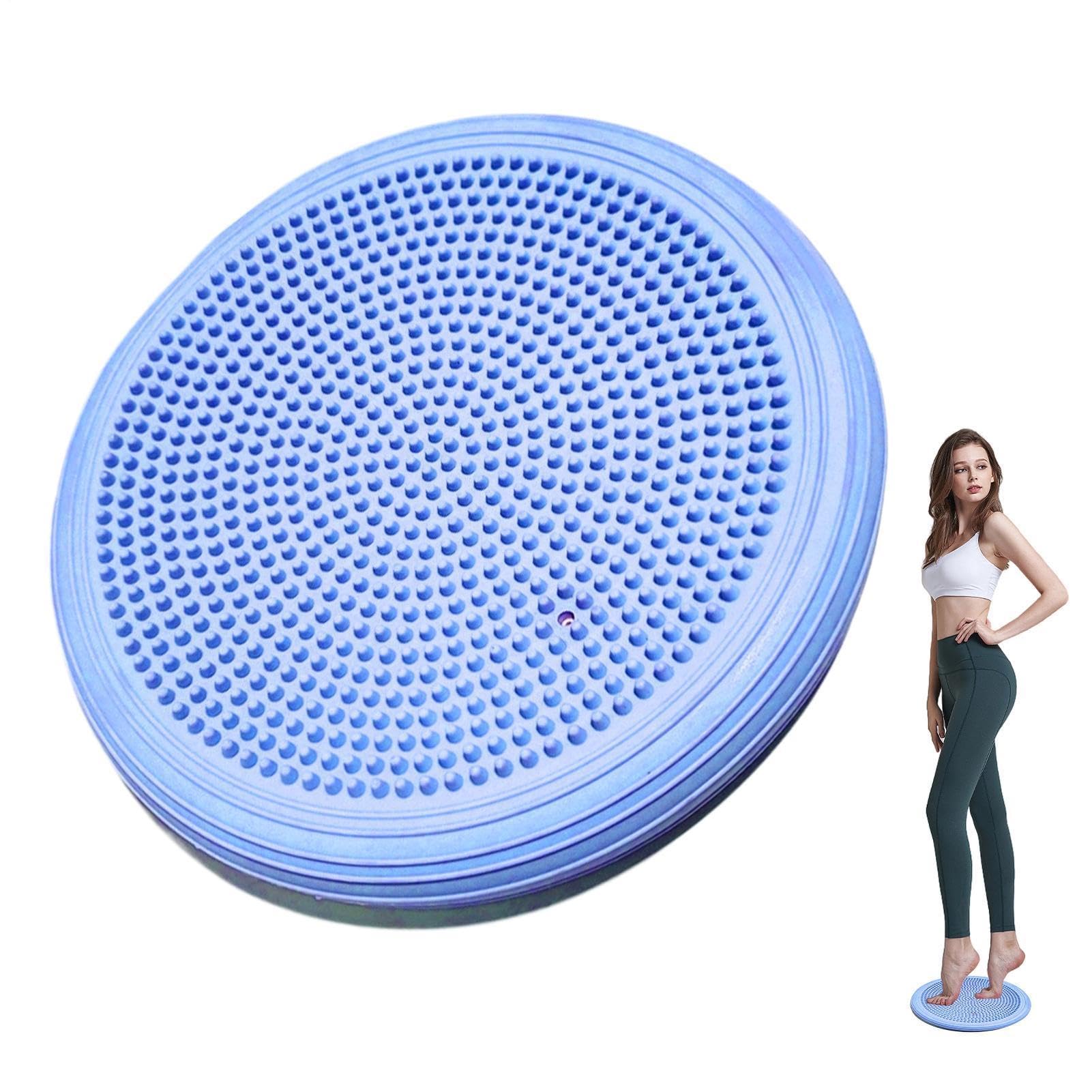 Fitness Balance Pad, Balance Disc - Cuscino da Massaggio Gonfiabile - Bolla Portatile Con Pompa Di Gonfiaggio, Tappetino Gonfiabile Antiscivolo Nucleo Forza