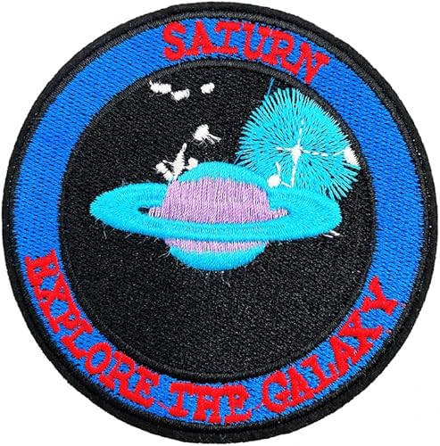 Vista 5 de Parches bordados para planchar, parche con apliques de tierra en caja, insignia de aventura, emblema para coser, accesorios de bricolaje