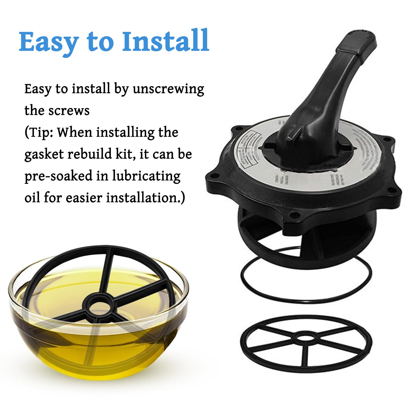 Kit De Joints Pour Filtre à Sable Piscine Hayward - Joint Araignée + Joints Toriques - Compatible SP0714T, SPX0714CA