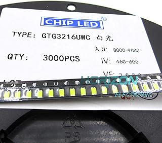 200pcs WHITE LED Lamp Bulb SMD SMT 1206 Super Bright