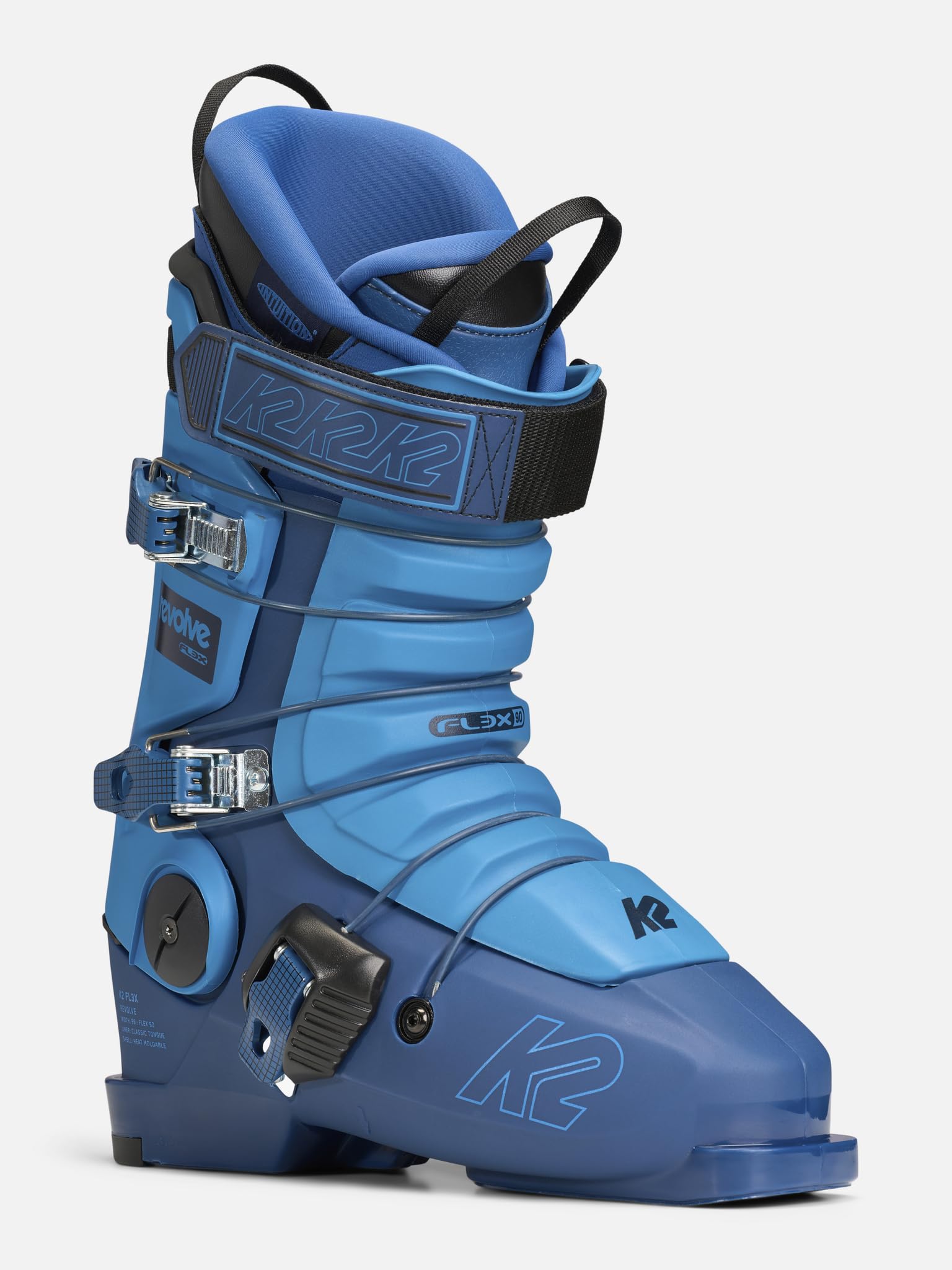 K2 - Męskie buty narciarskie Revolve 90 Blue - Mężczyźni - Rozmiar 26,5 - Niebieski