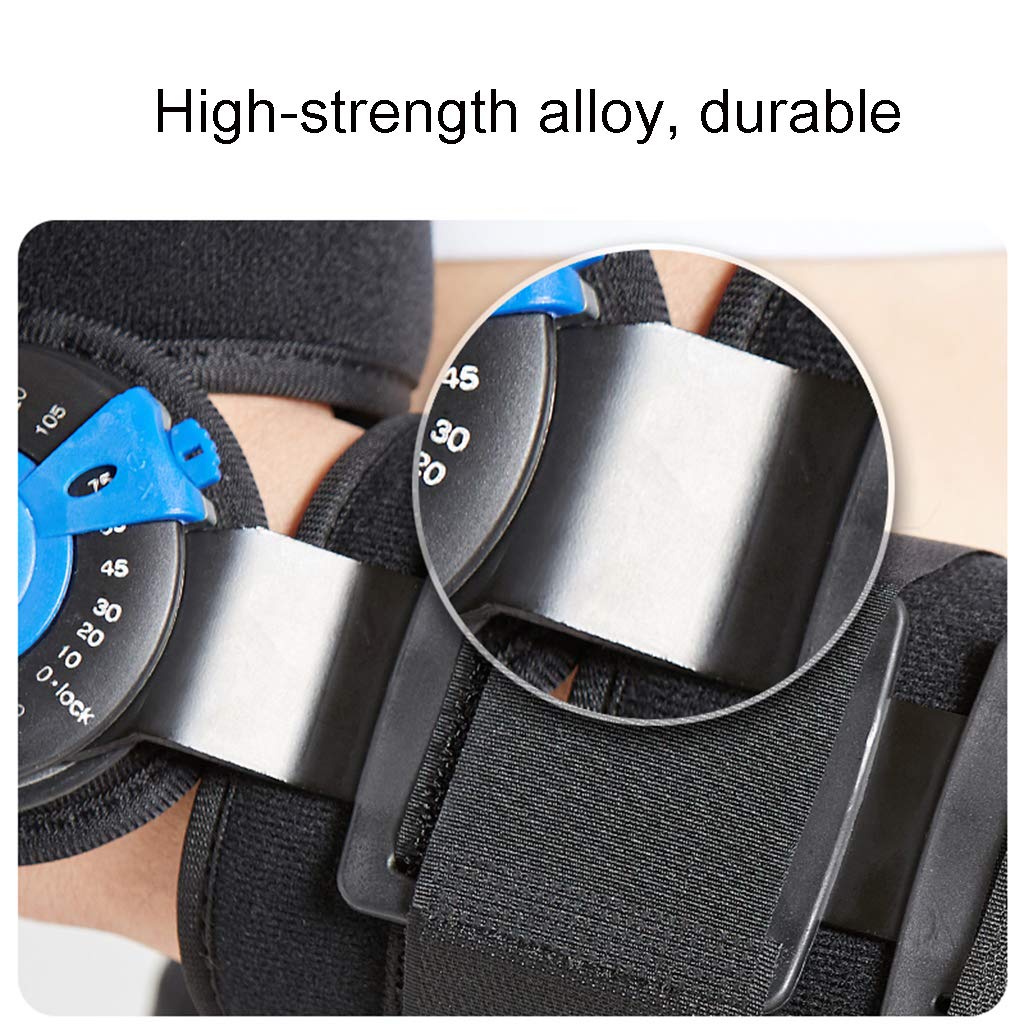 Órtesis de Codo con bisagras, para Brazo, férula, Banda ortopédica, Almohadilla, cinturón inmovilizador, Ajustable para Brazo con Fractura de Codo, Talla única | Unisex