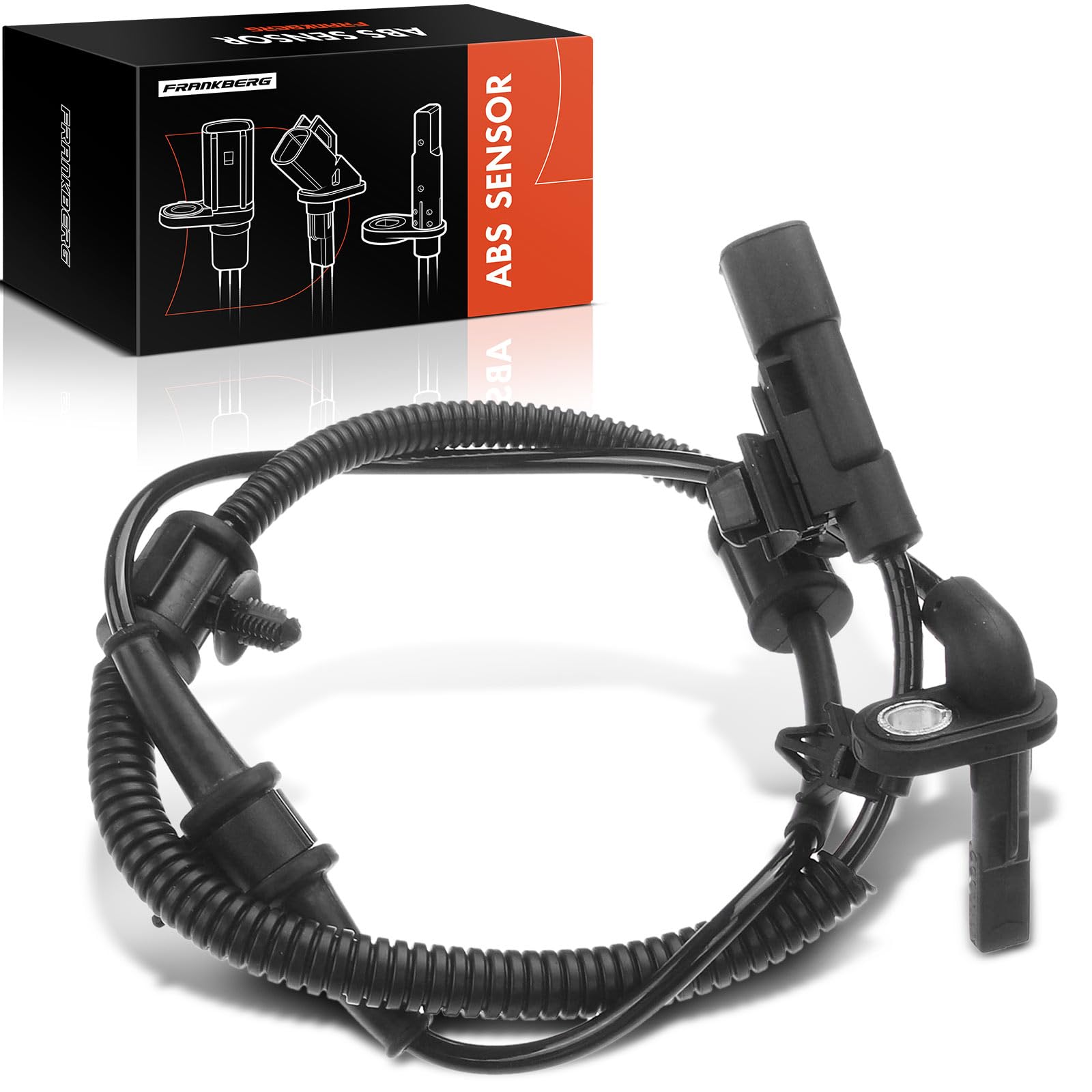 Frankberg Capteur de vitesse de roue ABS avant gauche/droite 2 broches | Compatible avec: Insigne A G09, Malibu V300, Insignia A Berline G09, Insignia A Country Tourer G09, 9-5 YS3G