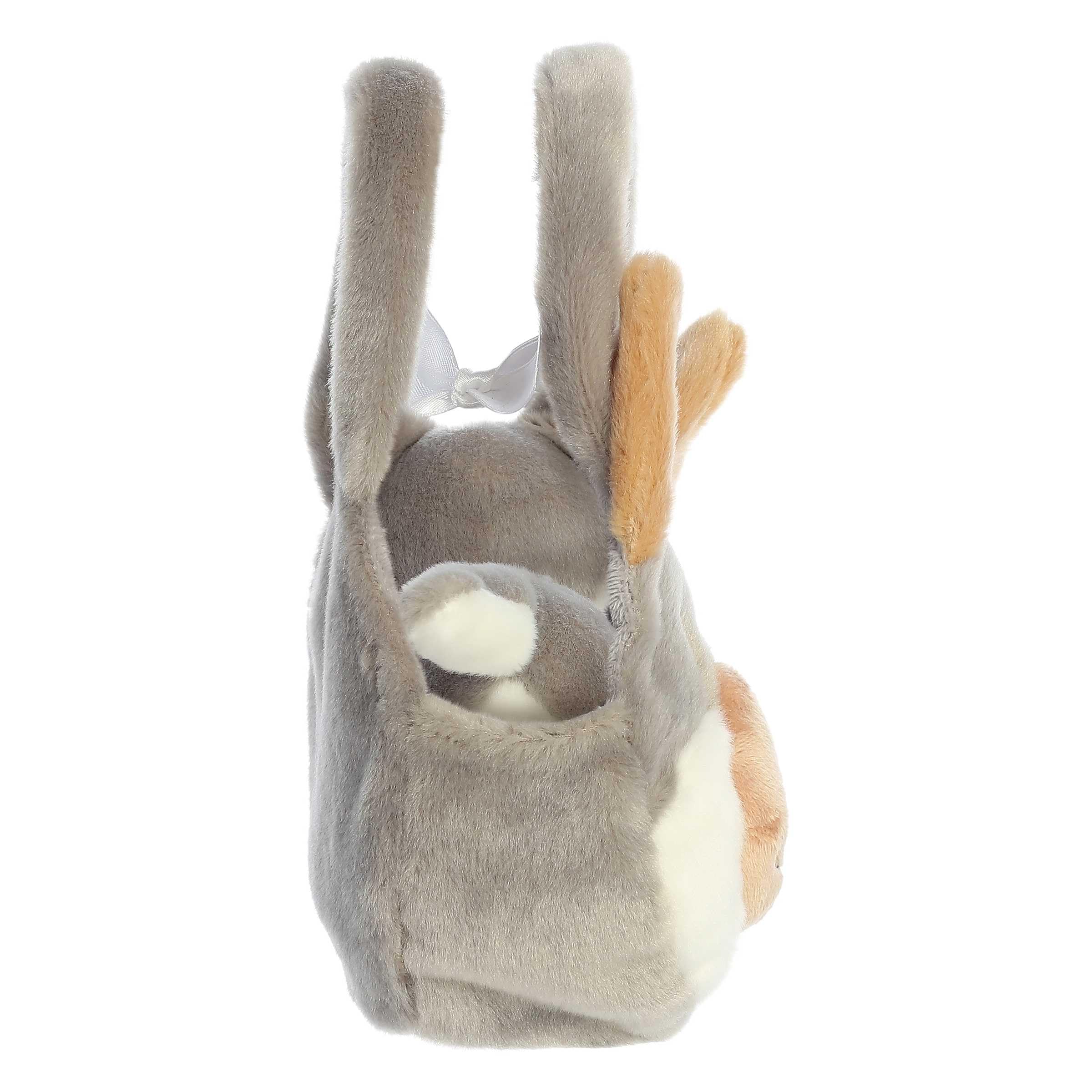 Aurora® Eco-Friendly Eco Nation™ Lupo di peluche - Coscienza ambientale - Materiali riciclati - Grigio 15,2 cm