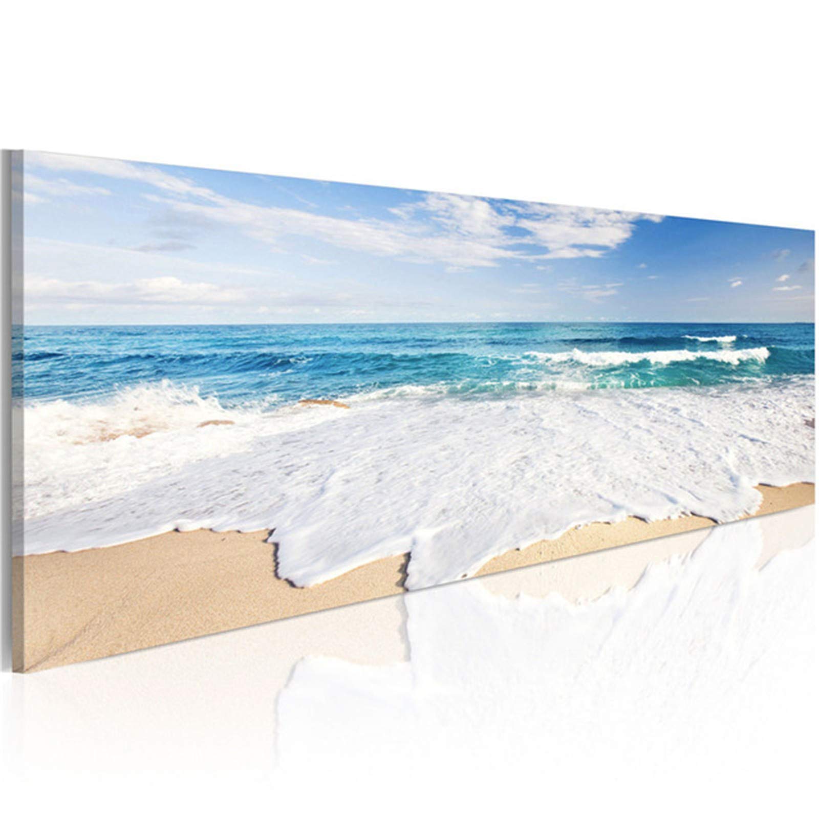 Kit de peinture diamant broderie 5D carrée géante 32x88 pouces motif plage