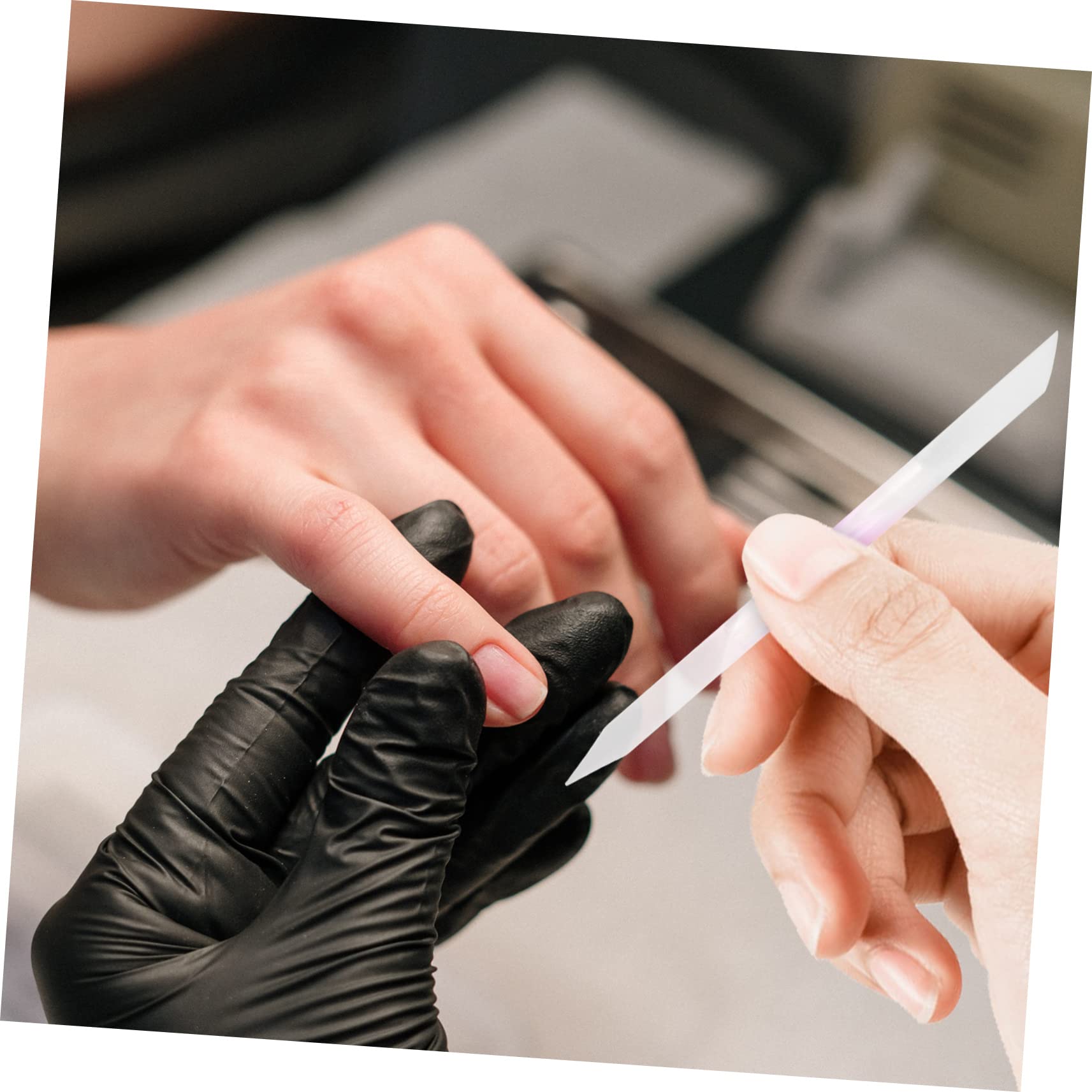 Healeved 18piezas Limás De Uñas De Vidrio De Limadoras Reutilizables Para Manicura Pulido y Alisado De Uñas Herramientas De Belleza Portátiles Accesorios Para Salón De Manicura