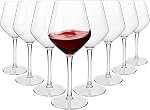 MICHLEY Floating Wine Glasses Pool, Unbreakable Stemmed Wine Glass 100% Tritan Plastic Dishwasher Available Glassware 15 oz, Set of 2