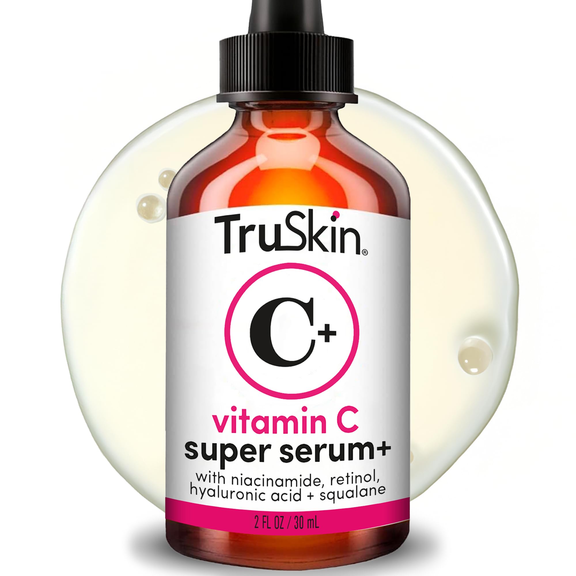 Vitamin C Super Serum for Face – All-in-One Anti-Aging Serum with Vitamin C, Retinol, Niacinamide, Hyaluronic Acid & Squalane – Improve Appearance of Dark Spots, Firmness & Texture, 2 Fl Oz