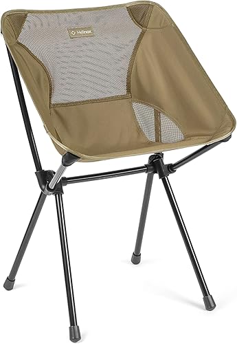Helinox Silla de café plegable al aire libre, silla de comedor Coyote Tan