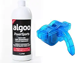 Kit Limpeza Bike Desengraxante Algoo 1l + Limpador Corrente