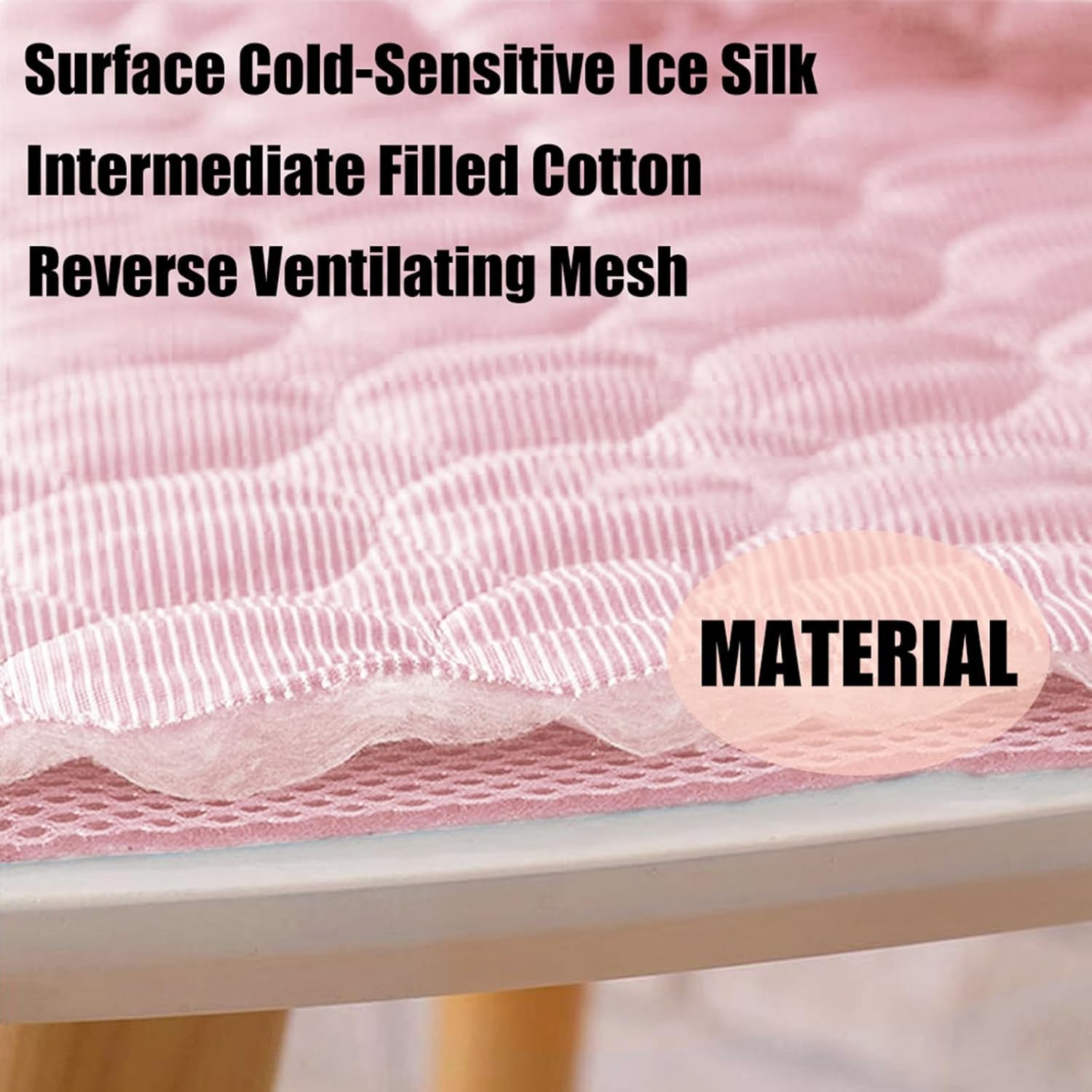review Dog Cooling Mat Cooling Pad Pet Cooling Mat for Dogs Pet Self Cooling Pad Cooling Blanket Dog Cooling Pad Breathable Dog Sleep Mat Pet Bed Mats, Pink