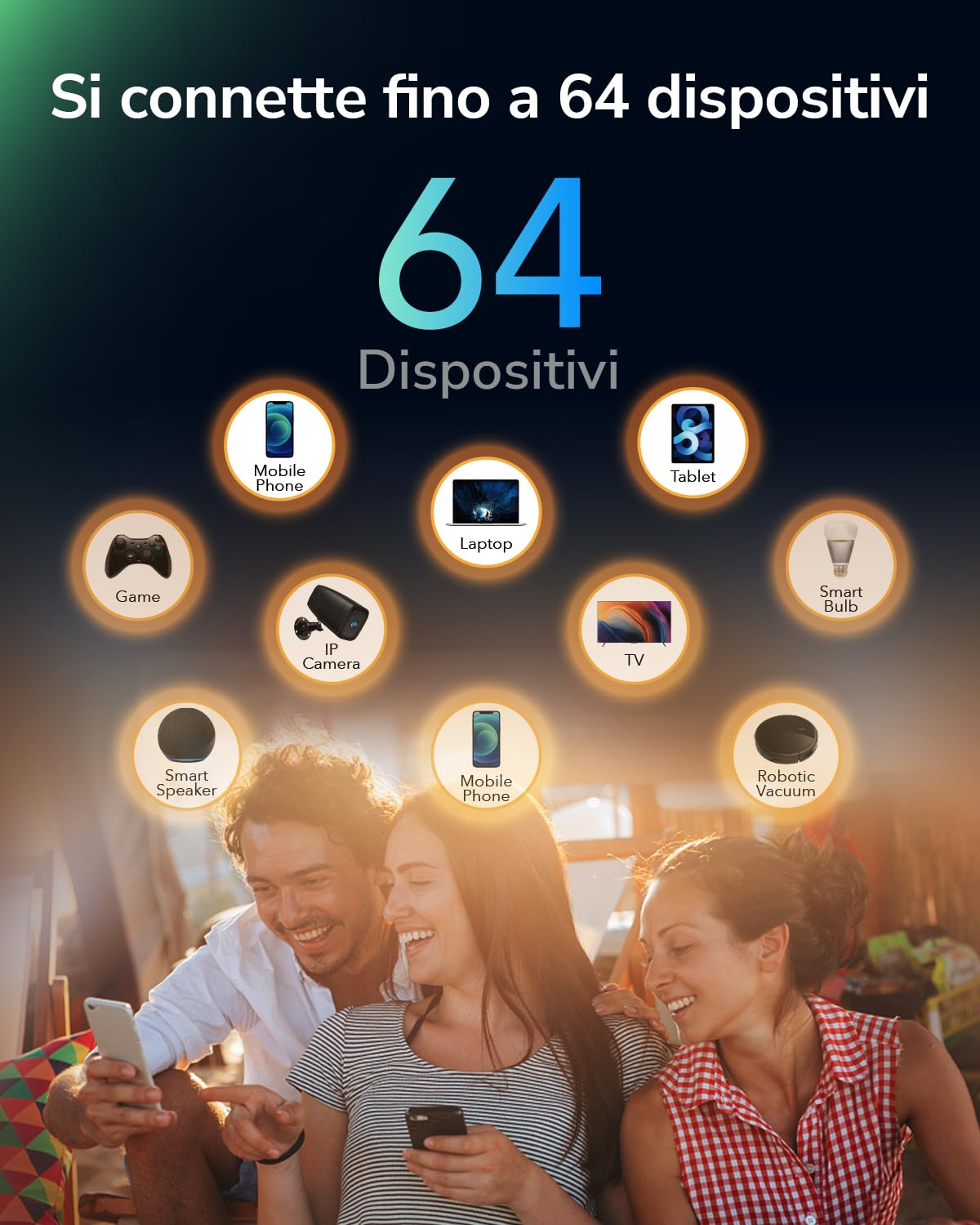 Cudy AC1200 WiFi Mesh Router 4G LTE Con Sim, Dual-Band 1200Mbps,4 porte 100Mbps LAN/WAN, 4 antenne 5 dBi, DDNS, FDD and TDD, VPN, SIM Collega e usa, Alternativa per ADSL, LT500