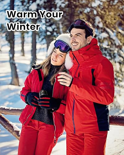 Miniatura 7 de Calentadores de manos eléctricos recargables, paquete de 2, 3000 mAh x 2 calentadores de manos portátiles que funcionan con pilas, regalos