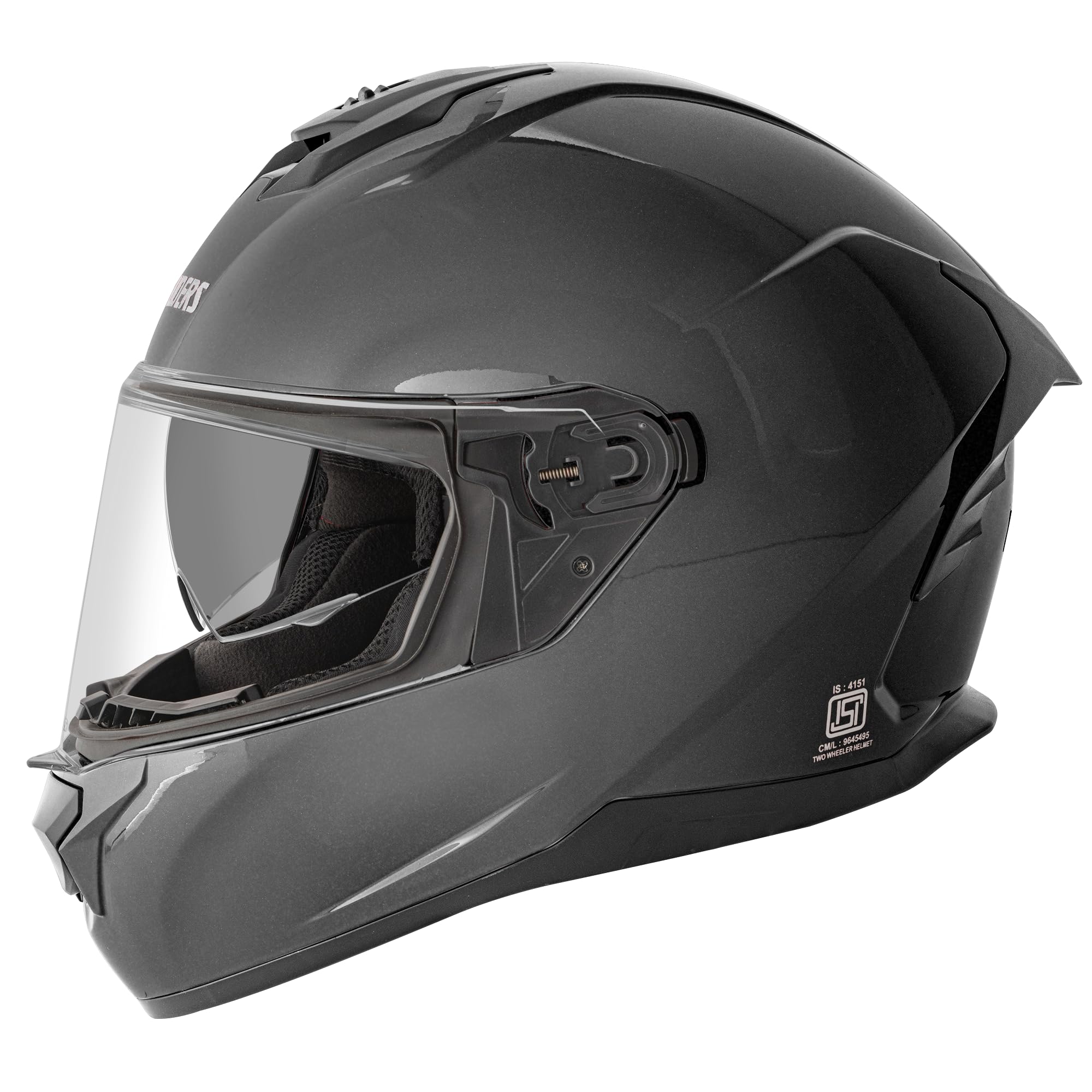 GLIDERS Vector DV Full Face Helmet with Spoiler with Inner Drop