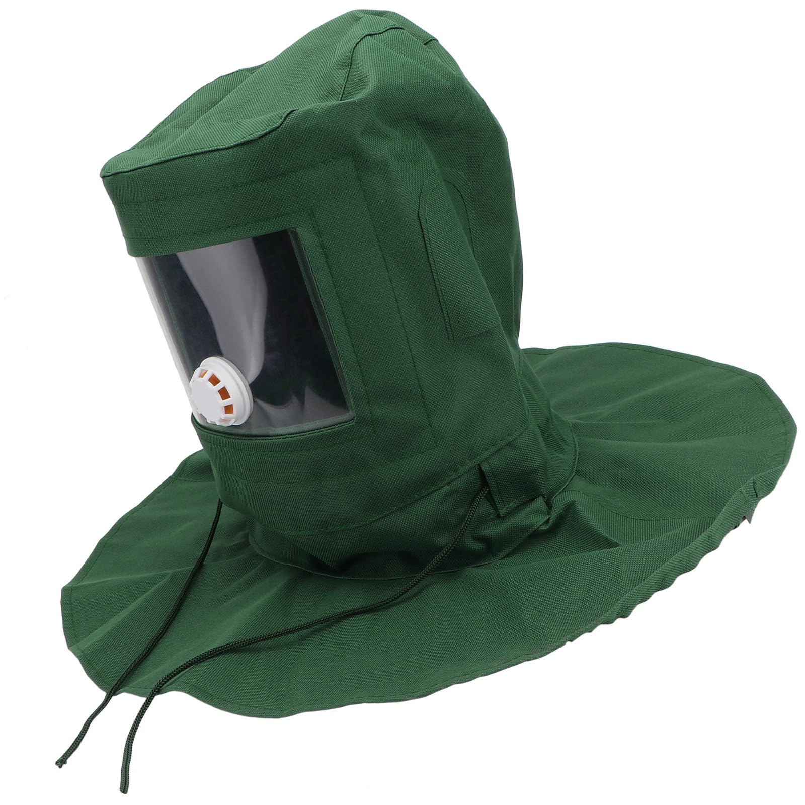 SEWACC Masque de Sablage Confortable et Coupe-Vent Capot de Sablage en PC et Tissu, Ponçage, la Peinture Protection la Poussière