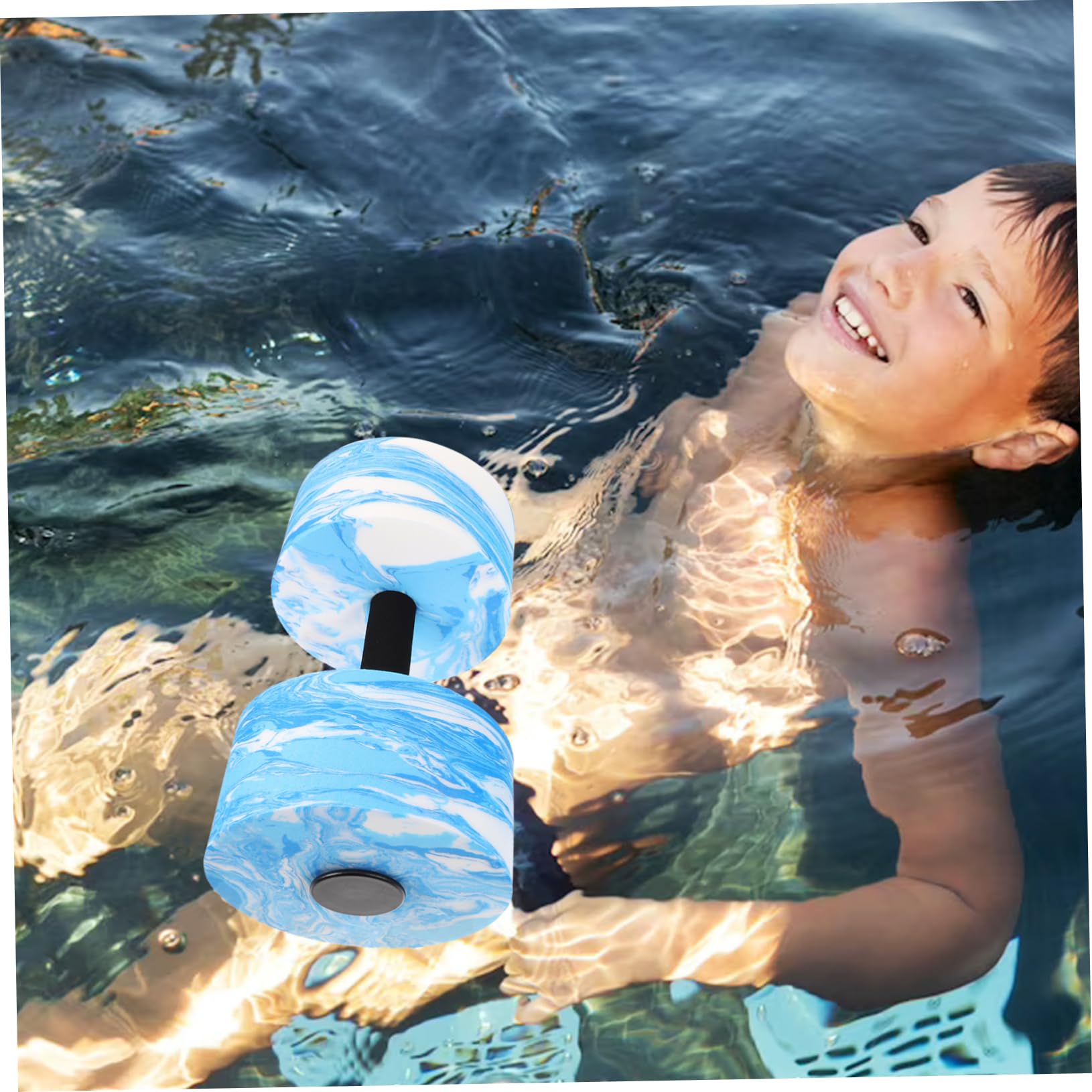 UPKOCH 2 Pezzi Manubri per Piscina Esercizi per Acquatici per Manubri d'Acqua Manubri in Schiuma Manubri per Nuoto Manubri per Acqua Pesi Portatili Forma Bilancieri per Acqua Pesi