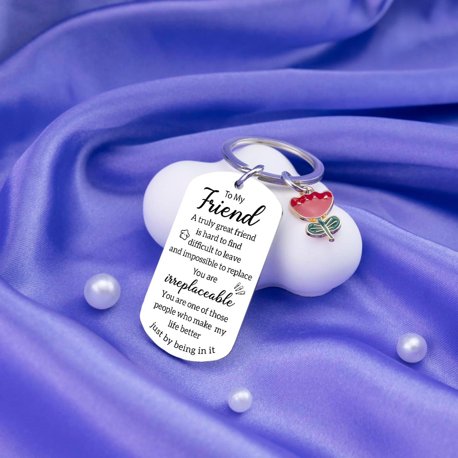 Appreciation Gifts For Friends Best Friend Keychain Gifts For Women Friendship Thoughtful Friendship Keychain Gift For Women Birthday Meaningful Bestie Friend Bff Bestfriend Gift For Woman Girls - Image 4