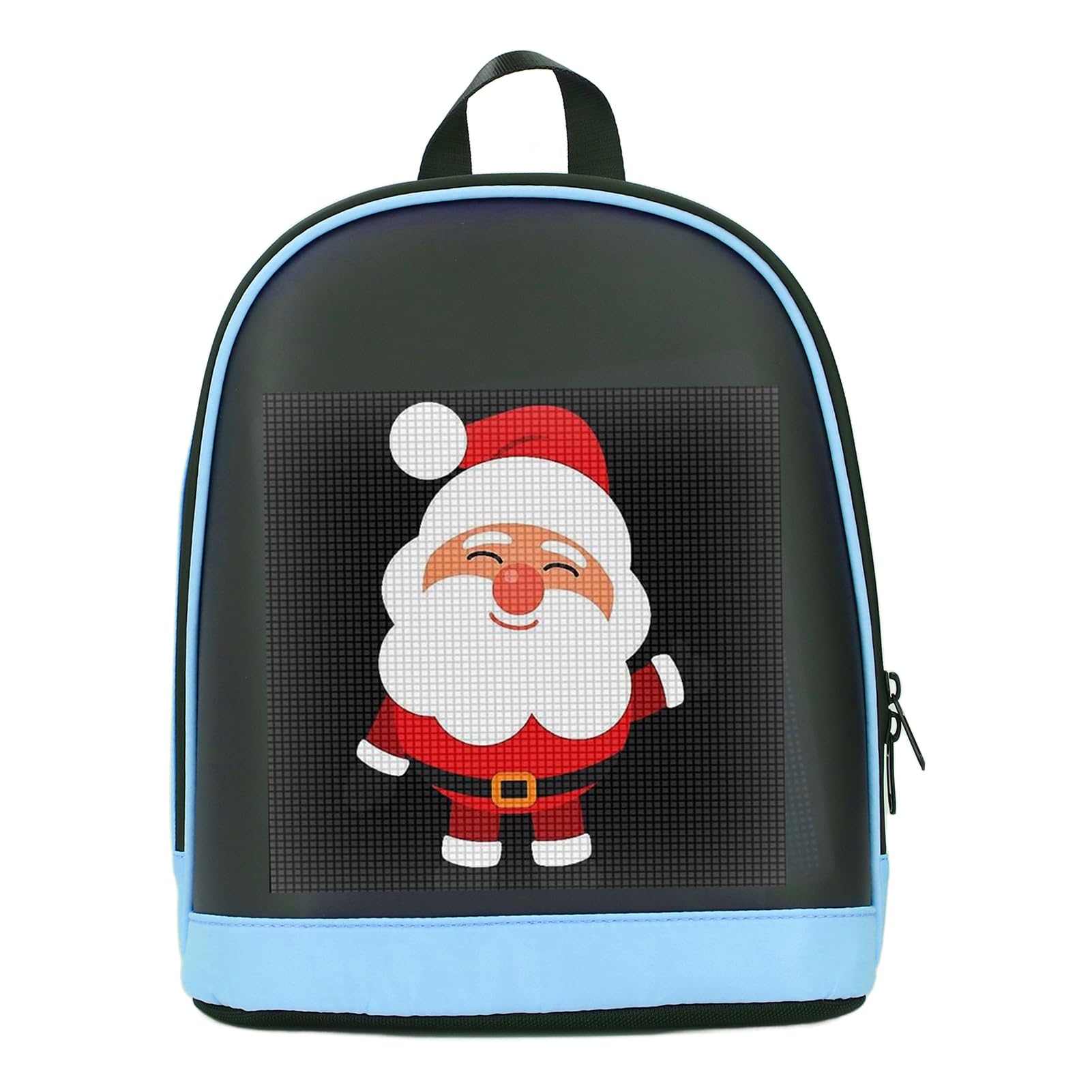 Brrnoo Mochila LED Pantalla Programable Pantalla Portátil a Todo Color para Motocicleta