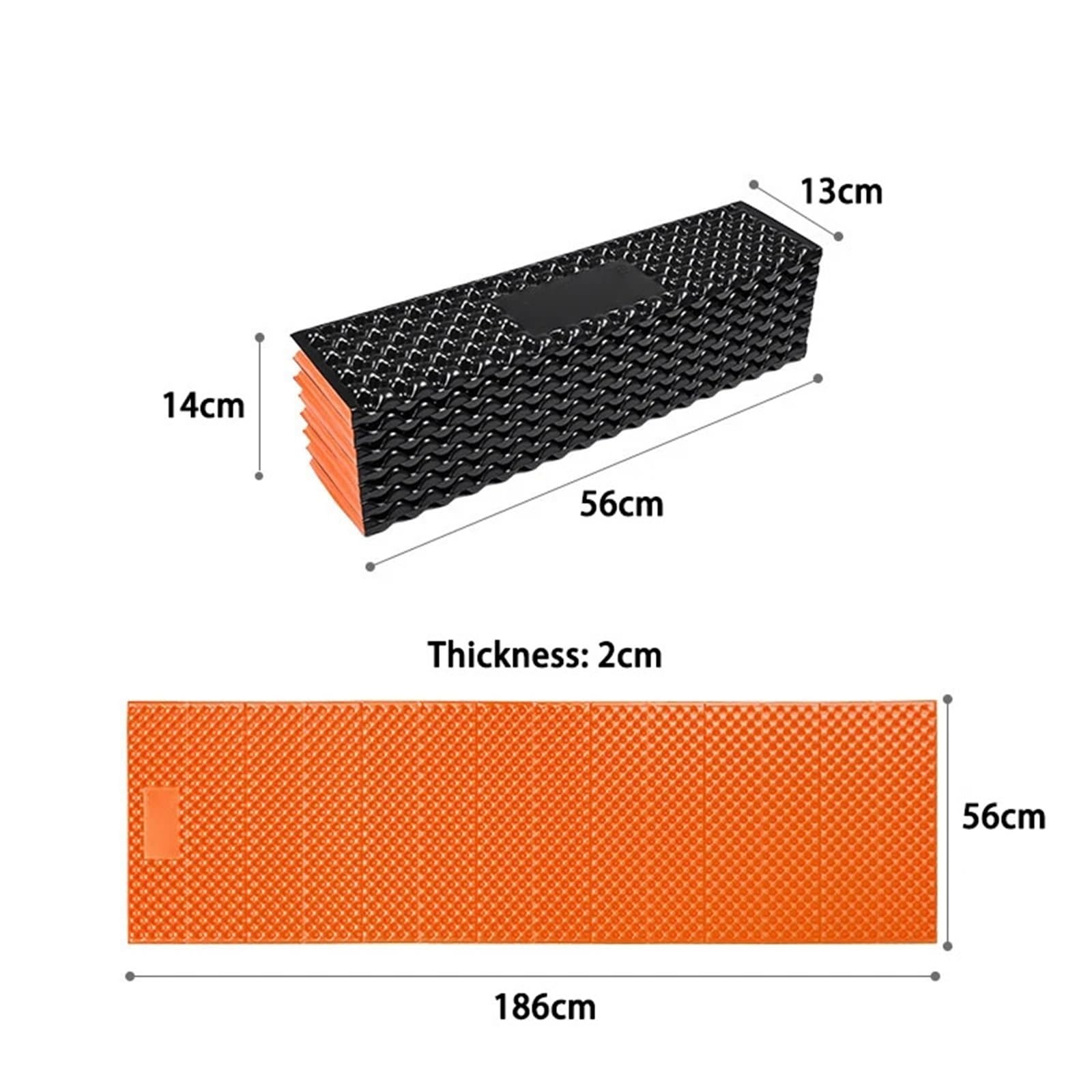 Folding Sit Mat Colchoneta for Dormir de Espuma Ligera for Huevos 330g, Estera Camping Plegable portátil for Aislamiento a Prueba Humedad for Senderismo y mochilero