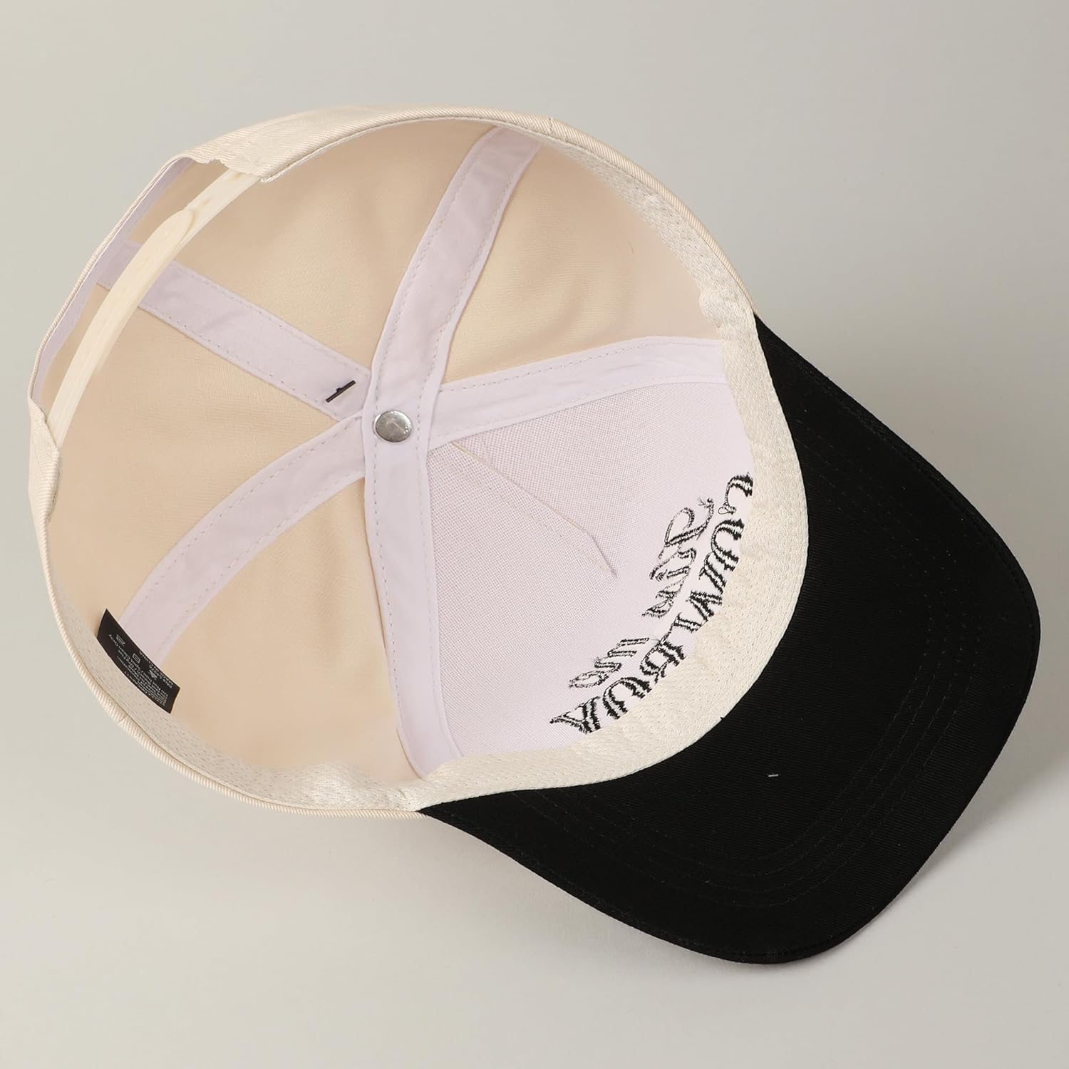 MIRMARU Embroidery Patch Two-Tone 5-Panel Trucker Baseball Cap for Men and Women