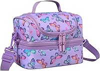 Vista 13 de ChaseChic - Lonchera con aislamiento para niños y niñas, ligera, a prueba de fugas, con doble compartimento y correa de hombro ajustable desmontable